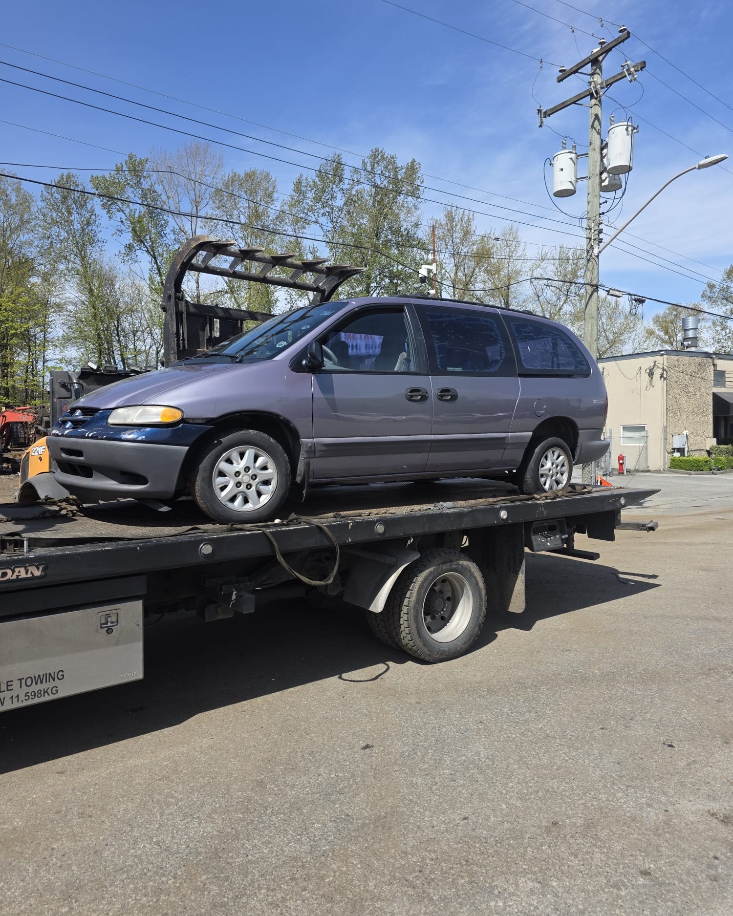 Cash for cars front vehicle pickup in Metro Vancouver